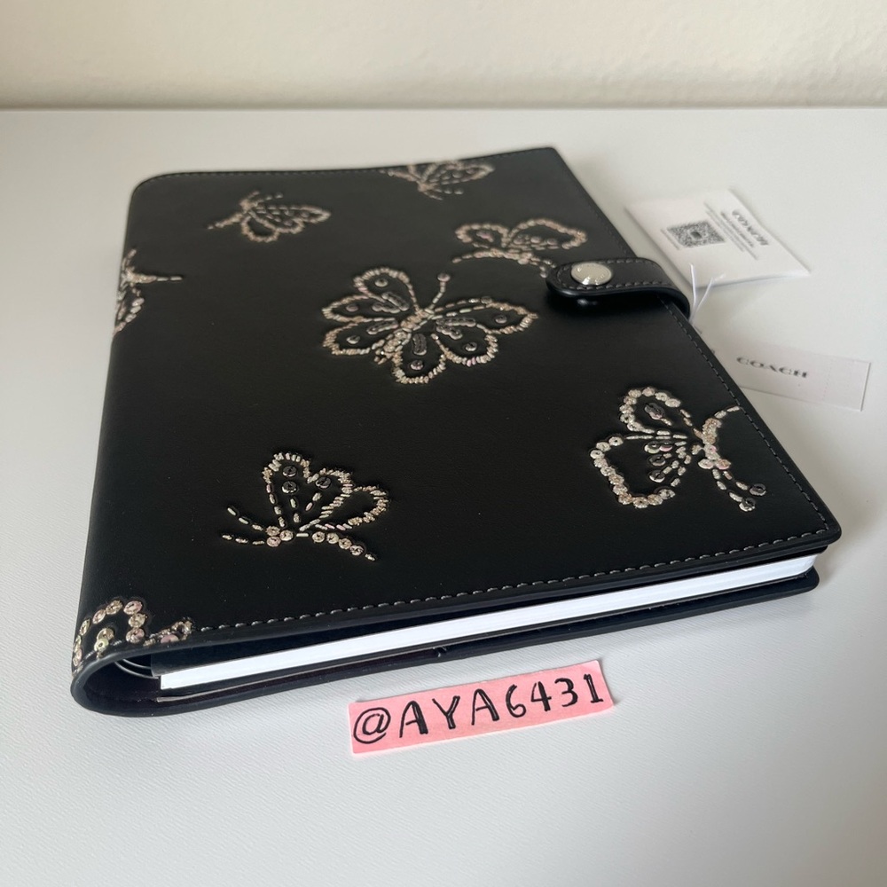 Coach Notebook With Butterfly Print🎈🎈